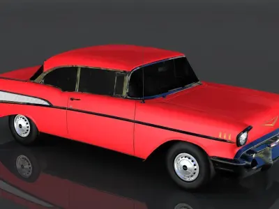 Chevrolet Bel Air Low-poly 3D model
