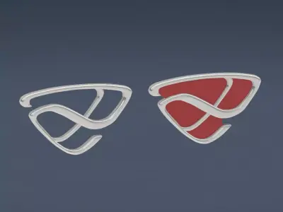 Mazda RX7 JDM Emblem 3D print model