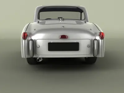 Triumph TR2 Francorchamps Coupe 3D model