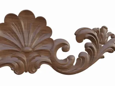 Flower Decor 3D print model 7