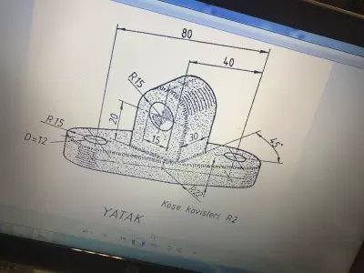 3D Design of Machine Part V7 3D print model