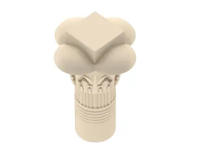 Classic Column 01 3D model