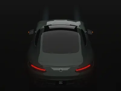 Mercedes Benz- AMG GT 2016 3D model