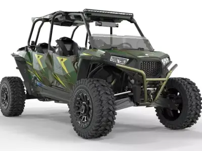 2018 POLARIS RZR XP 4 1000 Turbo  3D model