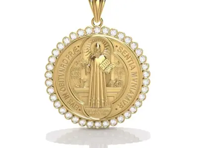 SAN BENITO PENDANT 3D print model