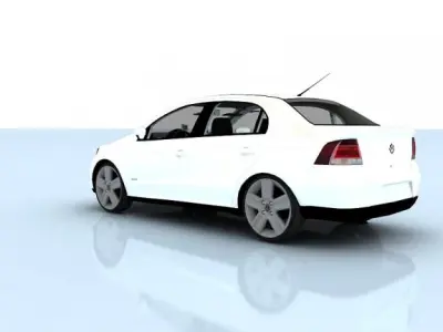 Volkswagen Voyage 2012 3D model
