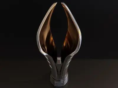 F1 Trophy - Singapore GP Trophy Low-poly 3D model