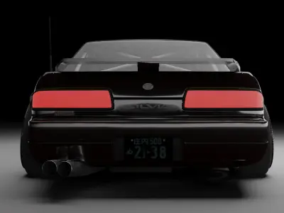Nissan Silvia S13 Wide Body 3D model