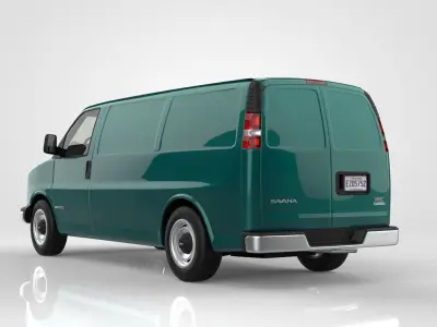 GMC Savana Van 1997 3D model