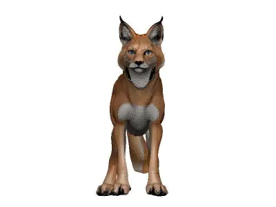 Lynx-Lynx Low-poly 3D model