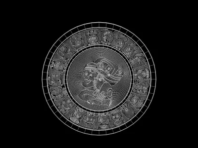Mayan Calendar 3D model