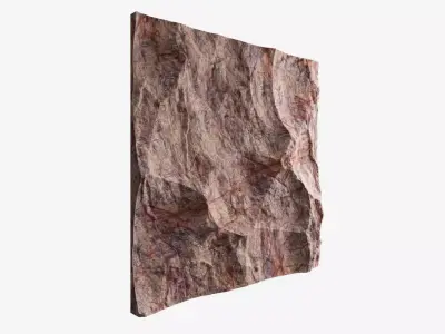 159-RockPanel rock wall texture 3D model