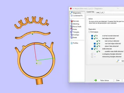 Five Stone Gold Ring with Round Diamonds STL OBJ 3D print model