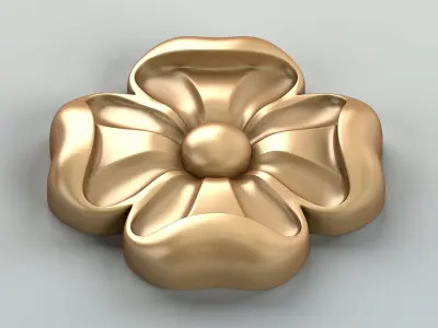 Round rosette 046 3D model