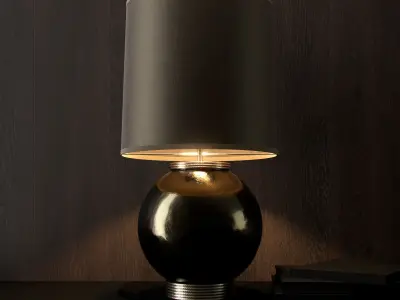 Charles Paris Jaipur table lamp 3D model