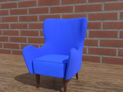 Modern Design Studio Chair 3D model
