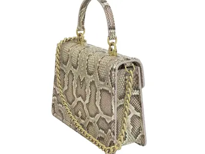 Dolce Gabbana Devotion top-handle Bag Snake Low-poly 3D model