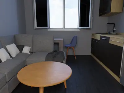 Small apartment Free 3D model