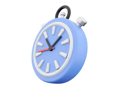 3d time icon 3D model
