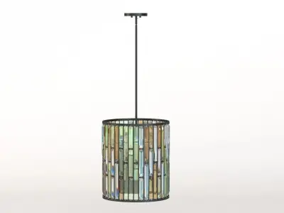 Elstead Lighting Gemma Crystal Pendant Medium Pendant Light 3D model