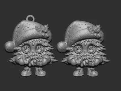 christmas tree decor  3D print model