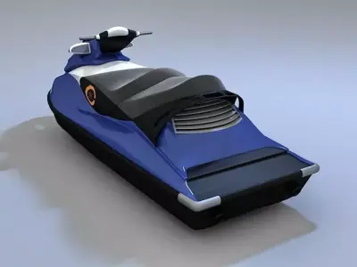 WATER SCOOTER GTX Free low-poly 3D model