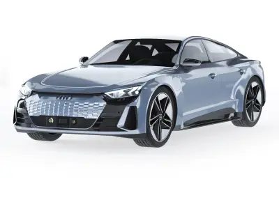 Audi e tron RS GT 2021 3D model