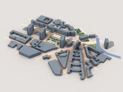 City 8 3D model