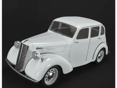 Hindustan Ten 3d Car Model 3D model