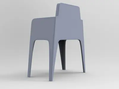 Liko Chair Low-poly 3D model