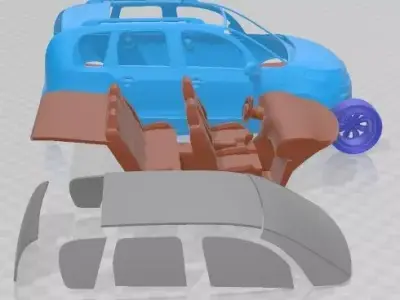 Citroen C3 Picasso 2013 Printable Car  3D print model