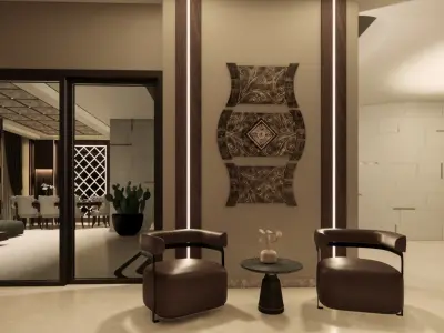 Villa Interior Design 3D model