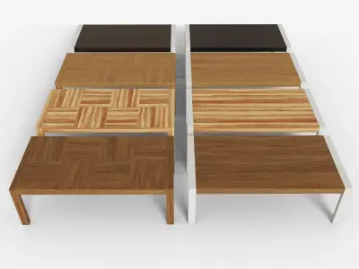 dining table 3D model 2