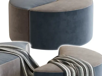 Bedding 2020 FLASH POUFF 3D model