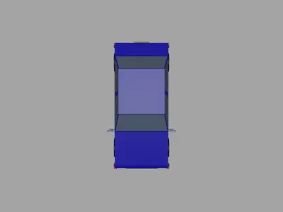 Lowpoly Simple Car Free low-poly 3D model