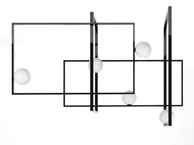 Mondrian Pendant Lamp Free 3D model