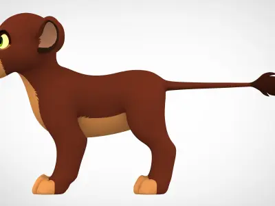 Kahawia Cub 3D model
