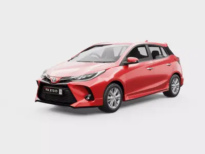 Toyota Yaris Hatchback 2023 3D model