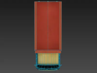 Truck 3d lowpoly design Low-poly 3D model