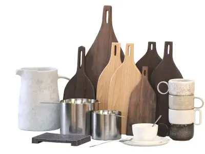 Kitchen Accessories 3D model