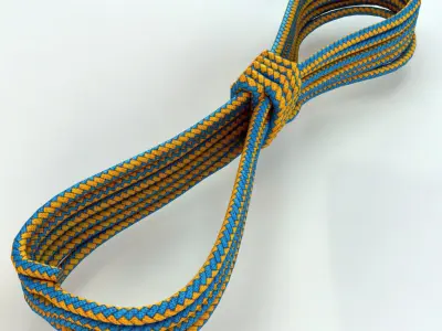 rope for climbing 3D model