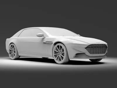 Aston Martin Lagonda 2016 3D model