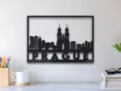 Prague Wall Art 3D print model