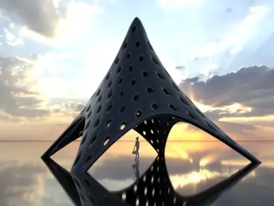 Tent Architectural Stand Alone Building Structure 3D model