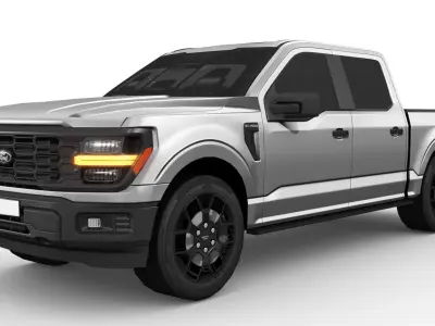F-150 STX 2024 Low-poly 3D model
