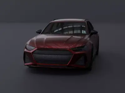 Generic Estate 1 Low-poly 3D model