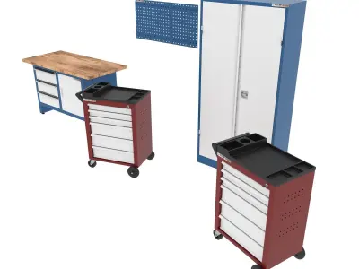 Car Workshop - Jordan 3D model