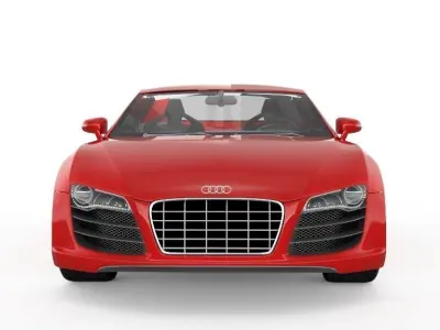 Audi R8 3D Sports Car Luxury vehicle 3D Model 3D model