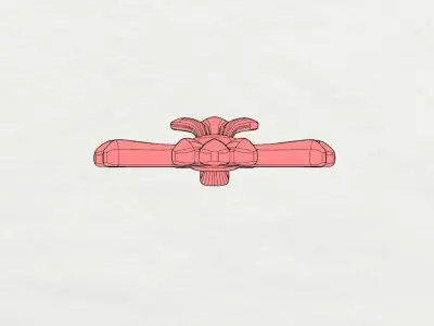 Gothic Cross 3D print model