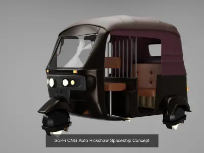 Sci-fi  Game Asset Transport Vehicles Pack